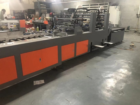 CE Otomatik Karton Katlama Yapıştırma Makinası 70m/dk 6600*2100*1600mm