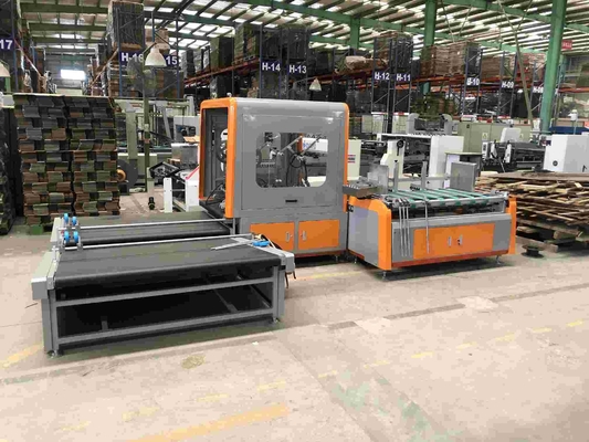 1300mm × 1050mm Kağıt için 1310mm Oluklu Kutu Yapıştırma Makinesi