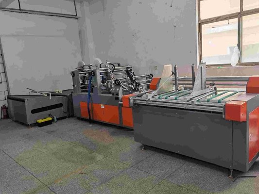 Oluklu Kutu Otomatik Klasör Yapıştırma Makinesi 6600*2100*1600mm